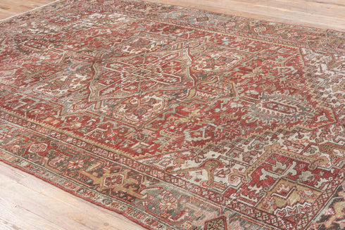 Antique Heriz Area Rug (8' x 11')